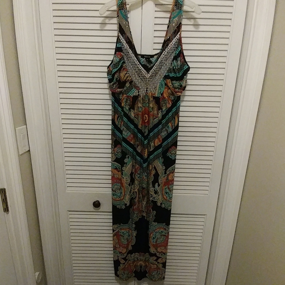 Style and Co. Sleeveless Long Dress